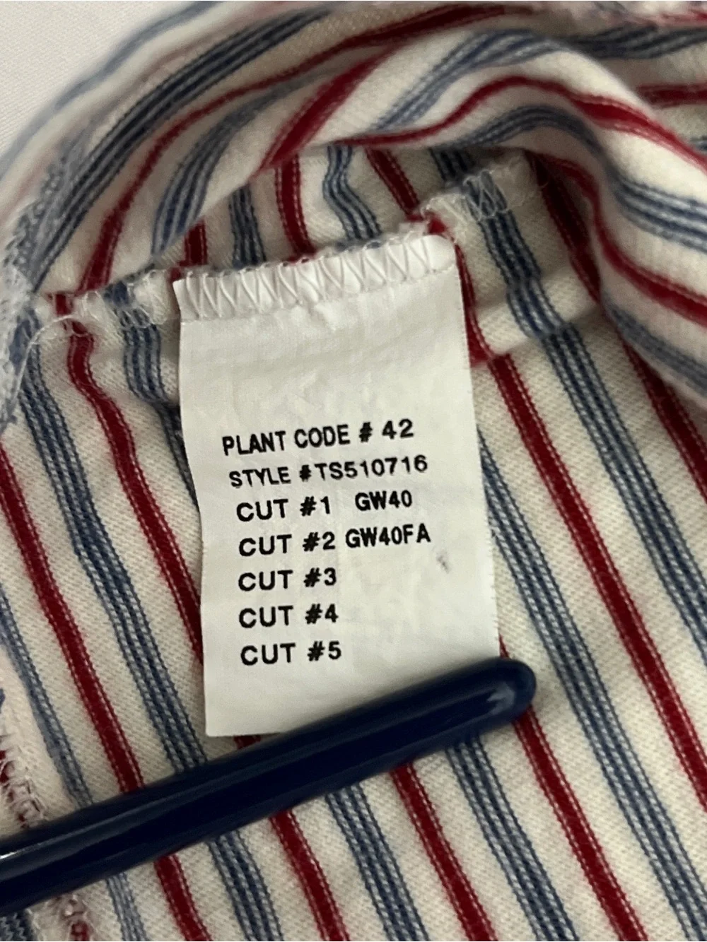 Ralph Lauren 90s Longhorn Micro Stripe Vintage T-Shirt 4T